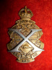 8-10, 10th Quebec Reserve Battalion Cap Badge 